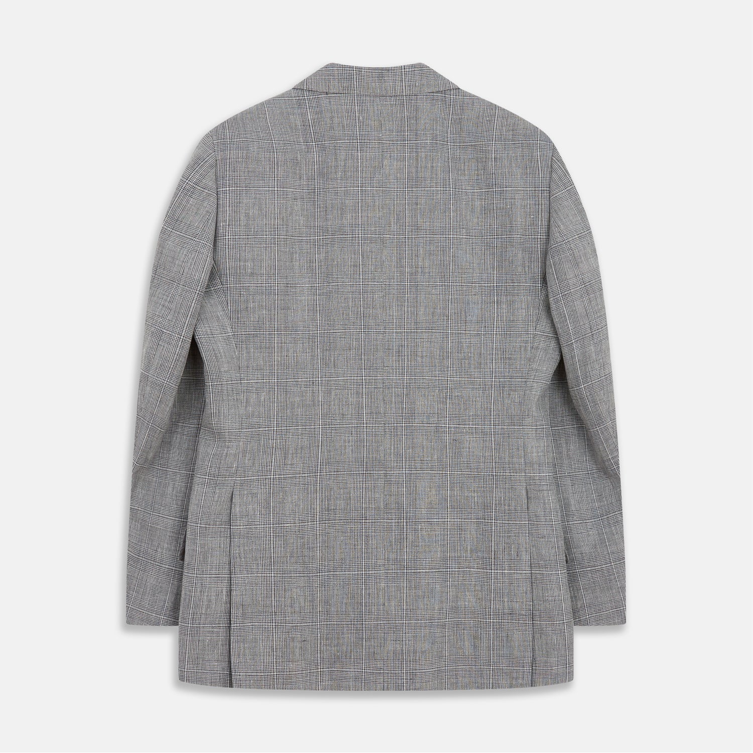 Image 4 of product Grey Multi Check Linen Blend Barrington Blazer