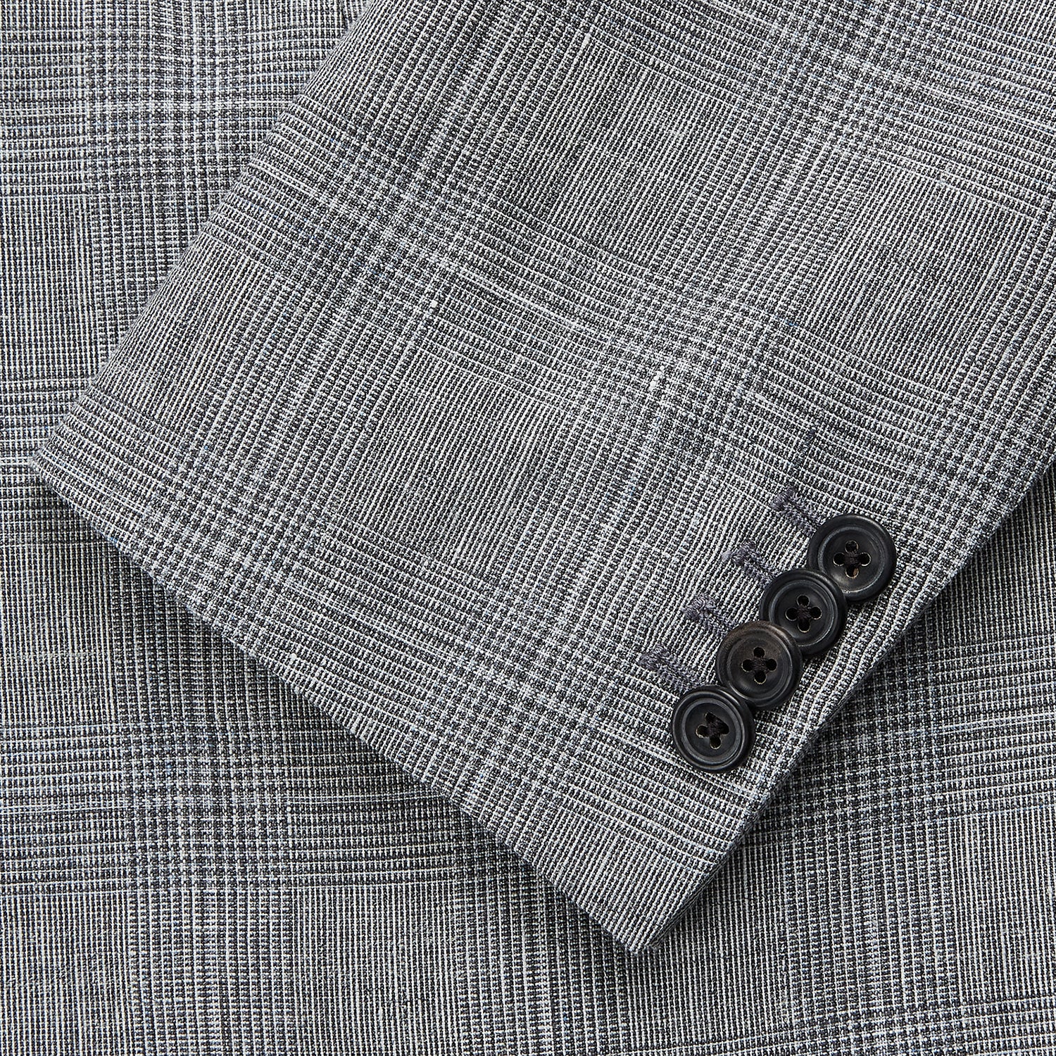 Image 3 of product Grey Multi Check Linen Blend Barrington Blazer