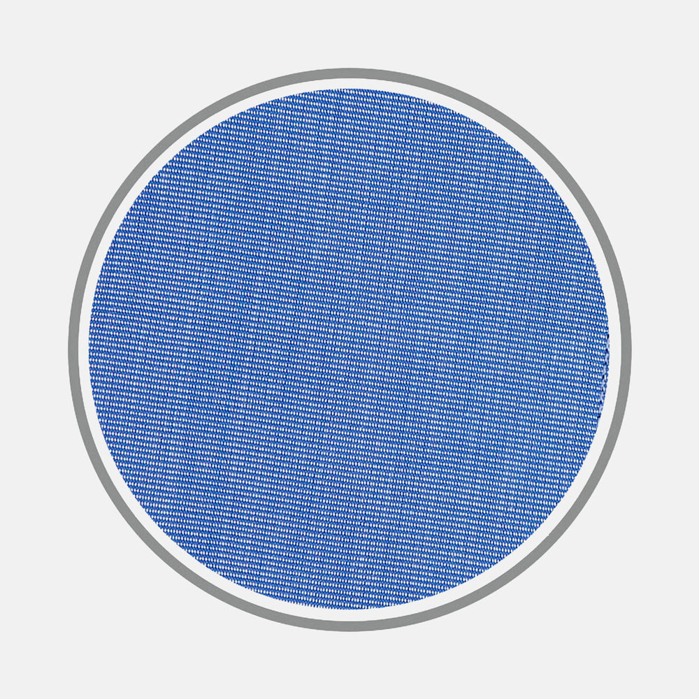 Dark Blue End-on-End Cotton Fabric