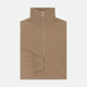 Natural Half-Zip Cashmere Jumper