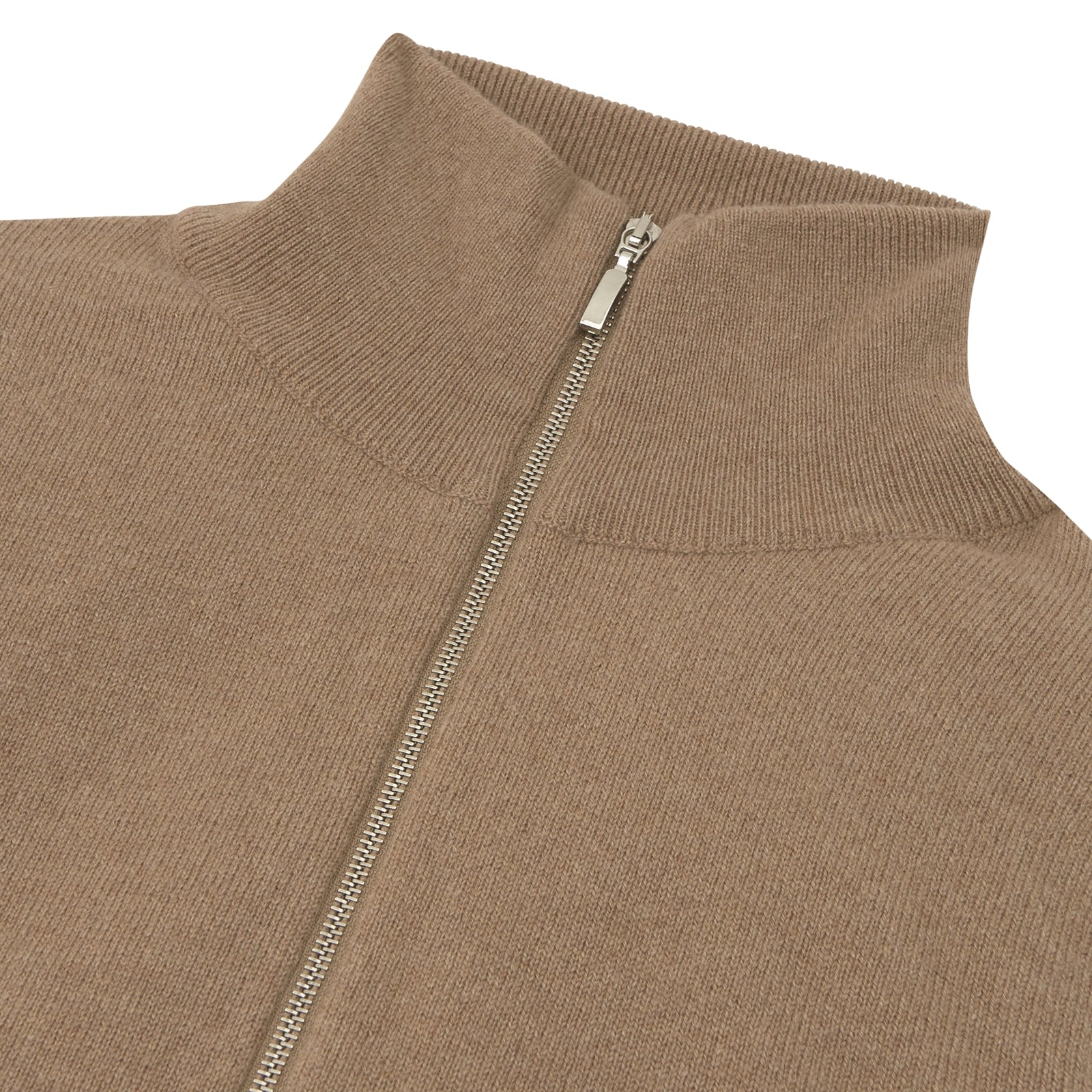 Image 2 of product Natural Half-Zip Cashmere Jumper