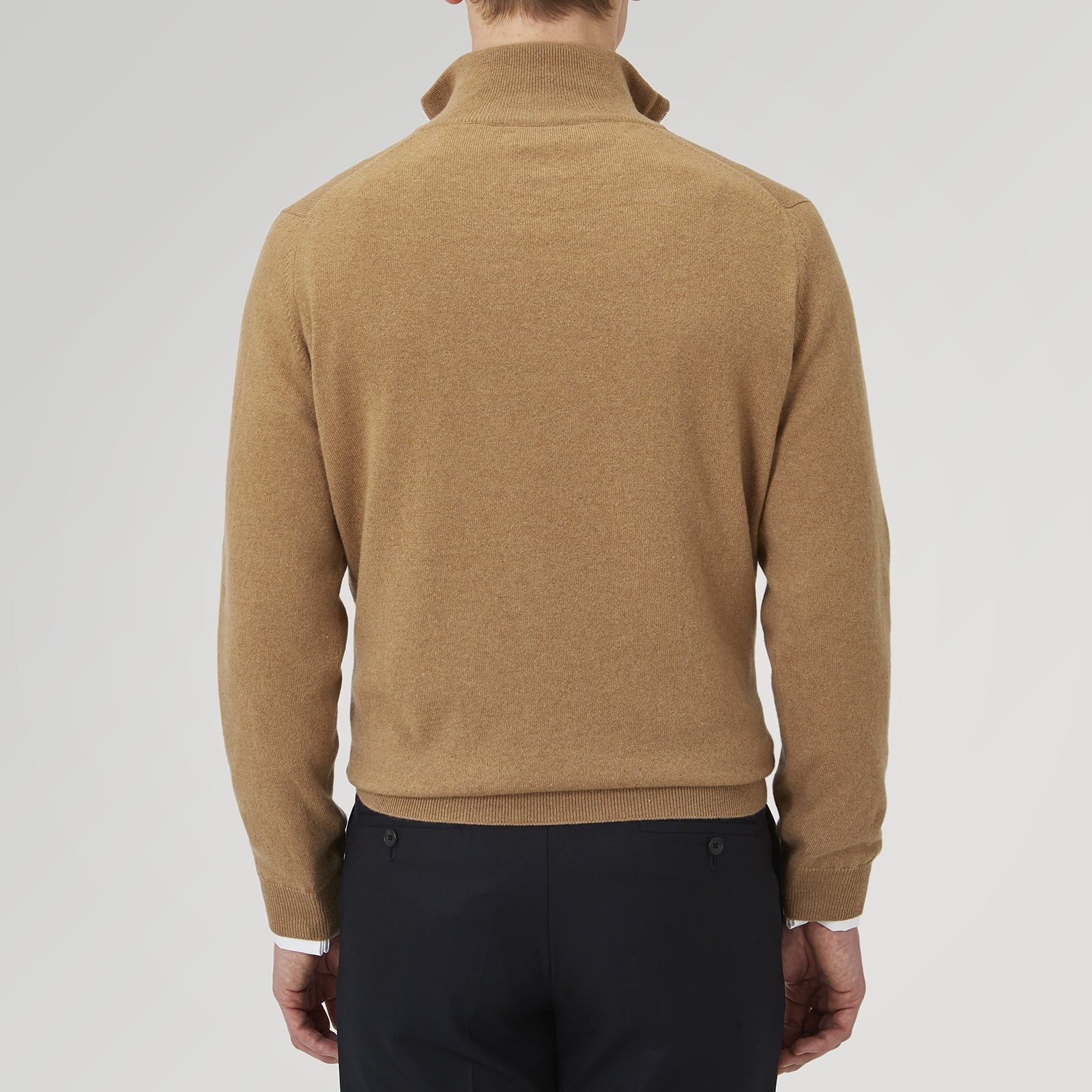 Image 4 of product Natural Half-Zip Cashmere Jumper