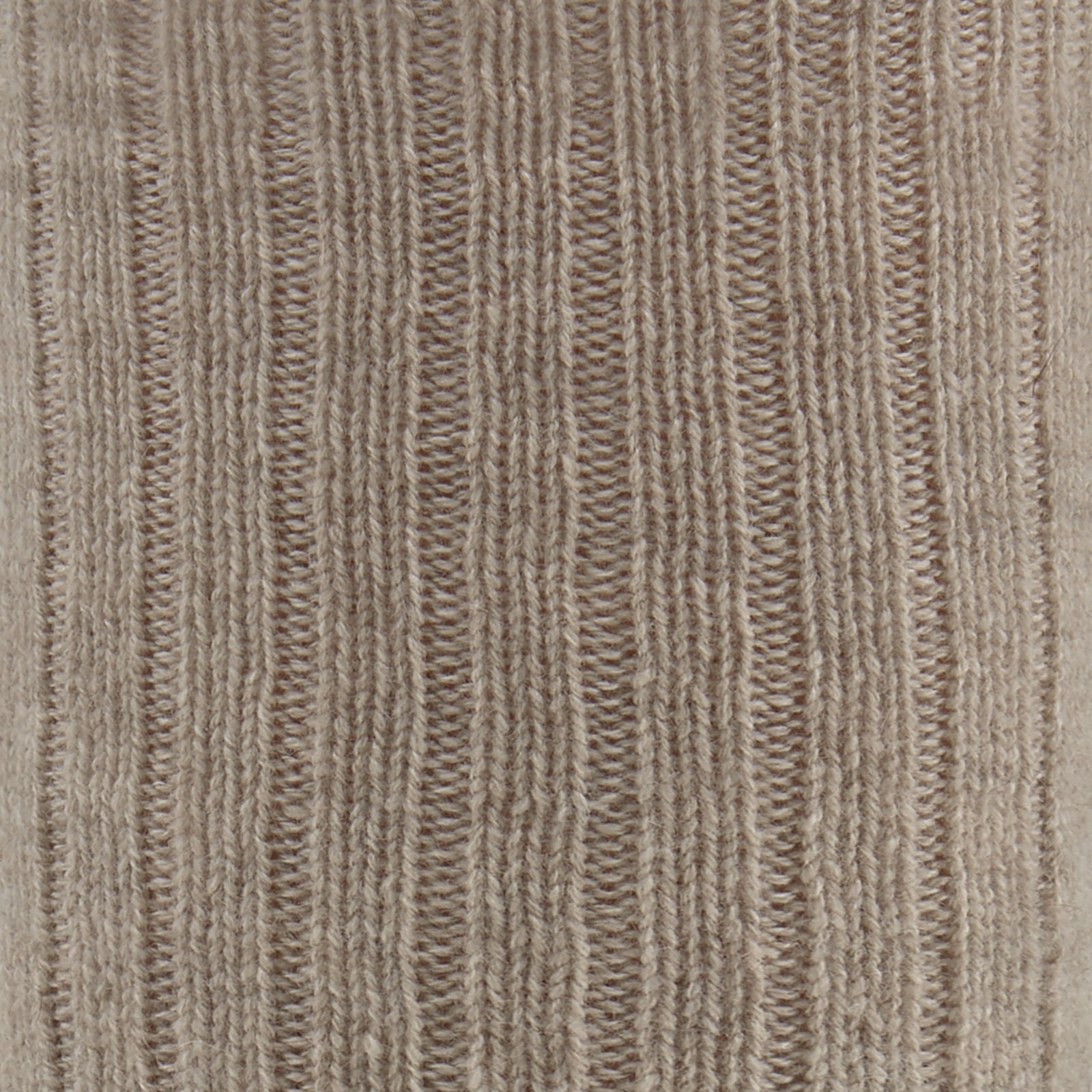 Image 2 of product A single Turnbull & Asser Light Brown 3/4 Length Cashmere Sock is shown upright on a plain white background.