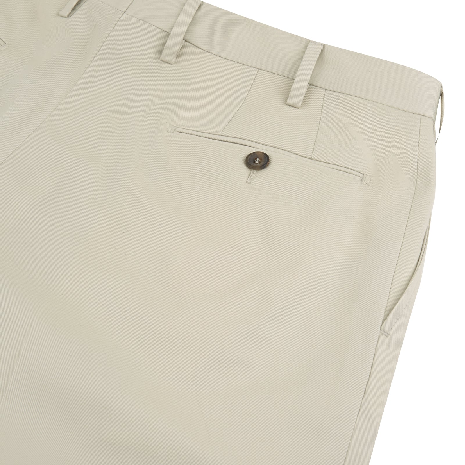 Image 2 of product Stone Cotton Twill Pleated Trousers