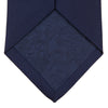 Navy Horizontal Twill Silk Tie