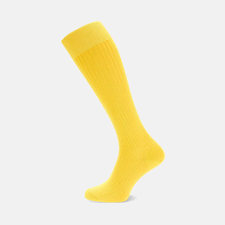 Image 1 of product Bright Yellow Long Cotton Socks