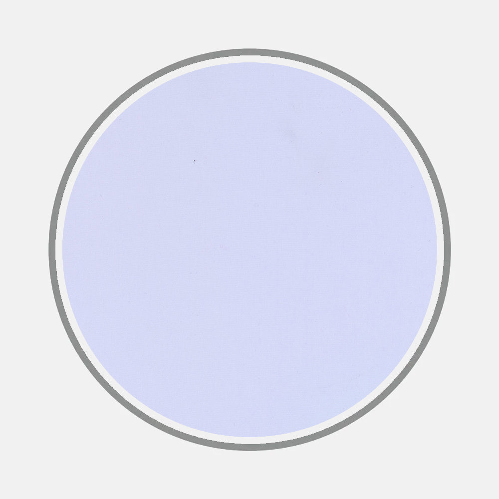 Bespoke Fabric 0001 33 by Turnbull & Asser features a plain light purple circle with a thin white border and a thicker gray outline on light gray—ideal for monogram styles or custom shirt design inspiration.