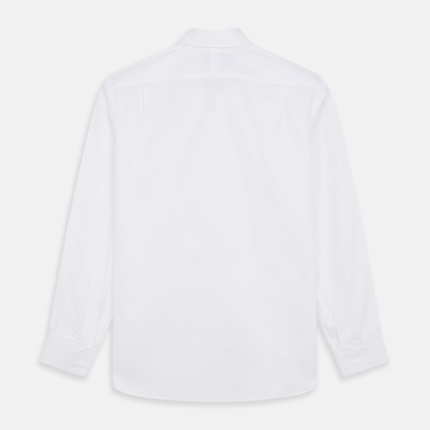 WHITE TAILORED FIT DRESS SHIRT