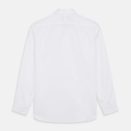 WHITE TAILORED FIT DRESS SHIRT Image 4