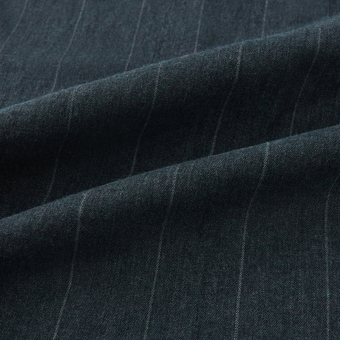 Forest Green Striped Edmund trousers Image 6