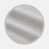 View 1 of product Close-up of Turnbull & Asser's NEW BESPOKE FABRIC 0124 31 in light gray with a subtle checkered pattern—ideal for a tailored shirt. Displayed within a circular frame on white, the soft fabric features gentle folds.