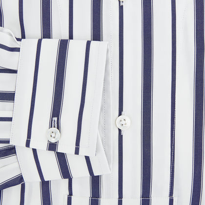Navy Double Stripe Quarzo Nightshirt Image 3