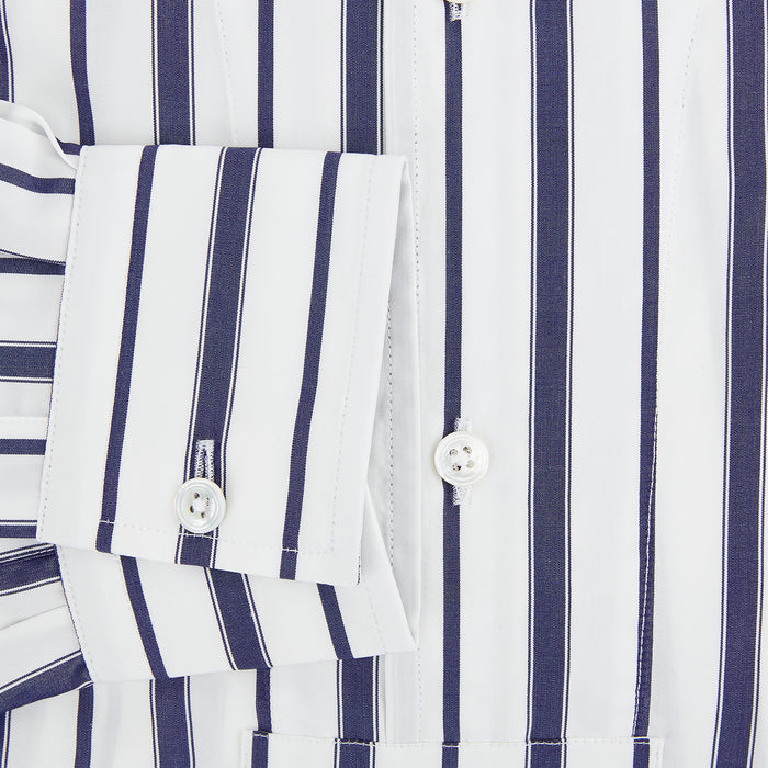 Navy Double Stripe Quarzo Nightshirt Image 3