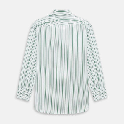 SAGE GREEN MULTI STRIPE WESTMINSTER SHIRT Image 2