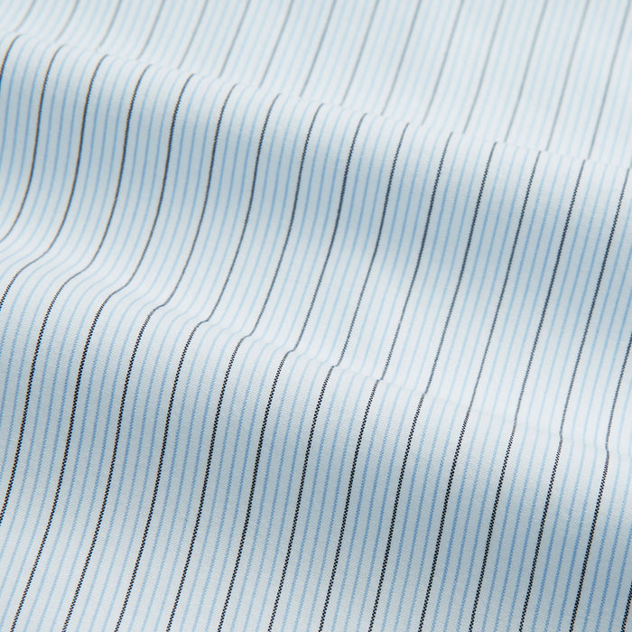 Hand Rolled Blue Multi Stripe Handkerchief Image 3