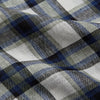 View 3 of product A Green Multi Check Linen Holiday Fit Winnington Shirt by Turnbull & Asser, featuring a check pattern and revere collar, displayed flat on a white background.