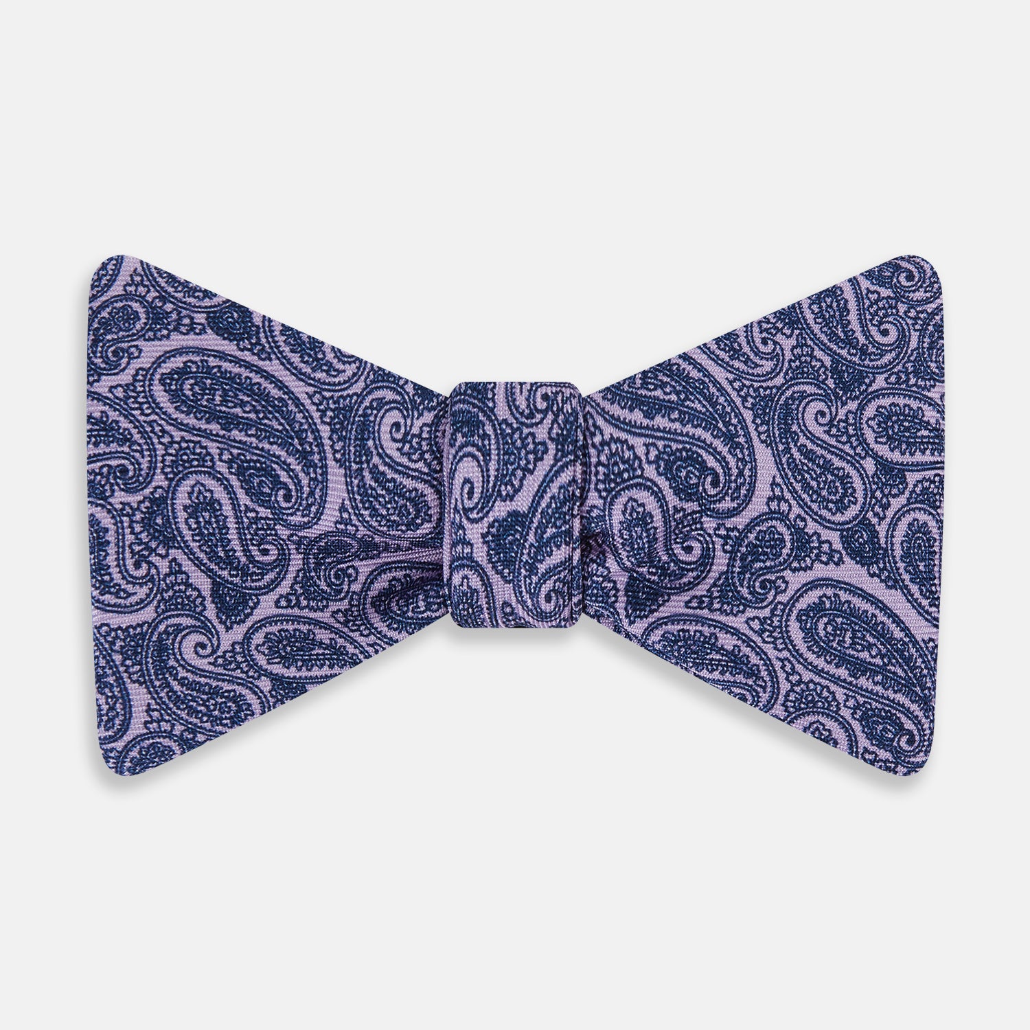 Image 1 of product Lilac Paisley Silk Bow Tie