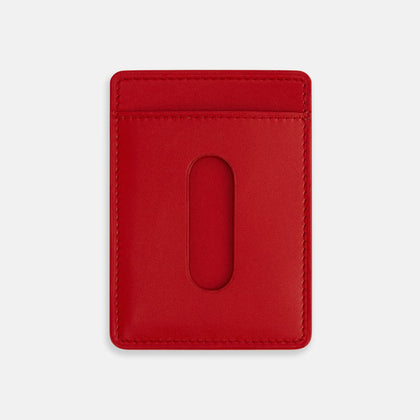 Red Two-slot Card Case