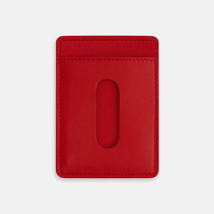 Red Two-slot Card Case Image 1