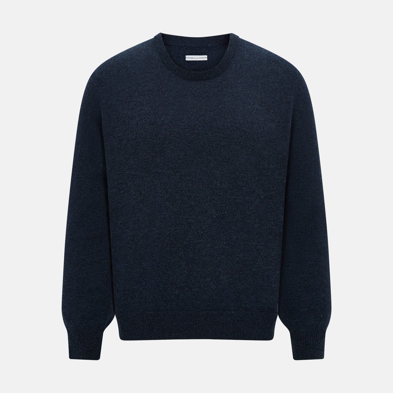 Midnight Blue Cashmere Round Neck Jumper