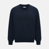 Midnight Blue Cashmere Round Neck Jumper