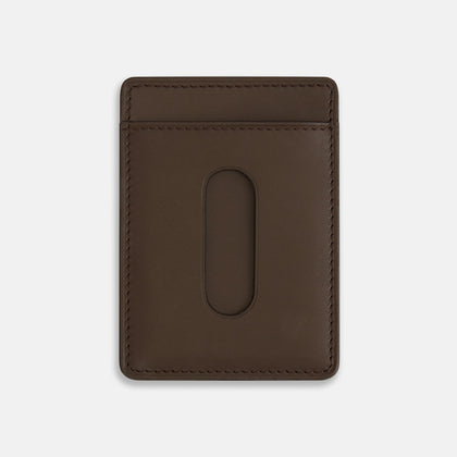 Dark Chocolate Two-slot Card Case