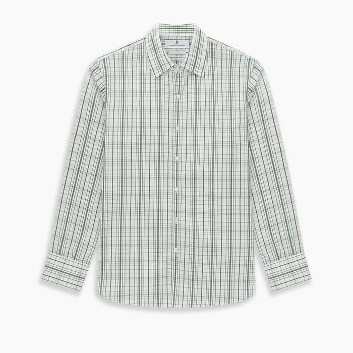 Sage Green Plaid Check Westminster Shirt Image 8