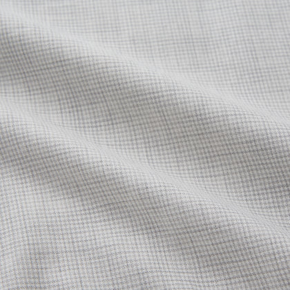 Grey Fine Check Cotton Blend Weekend Fit Suffolk Shirt