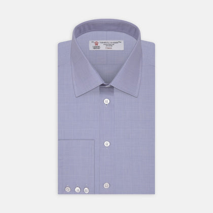 Blue Prince of Wales Check Cotton Fabric