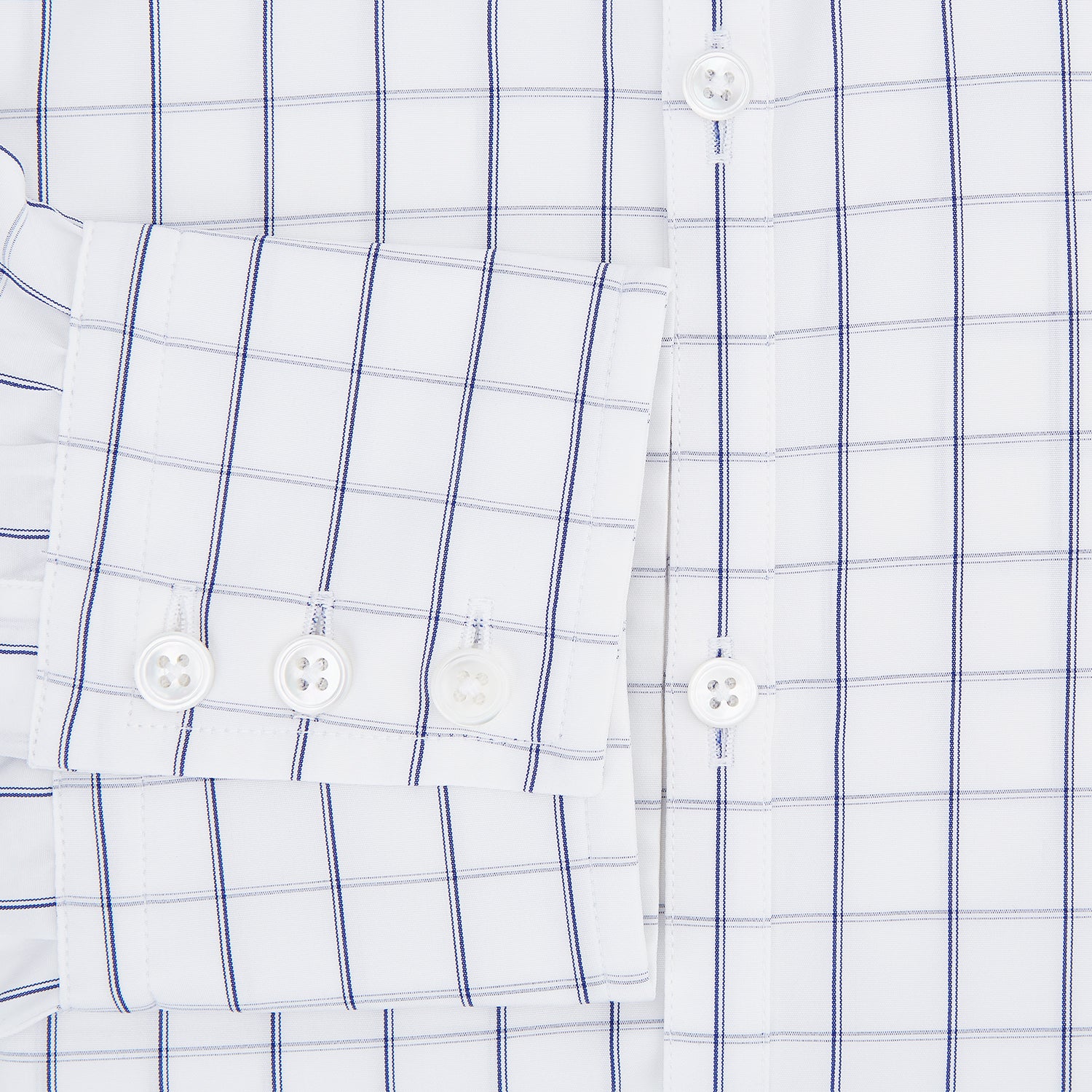 Image 4 of product Dark Navy Double-Line Checked Westminster Shirt