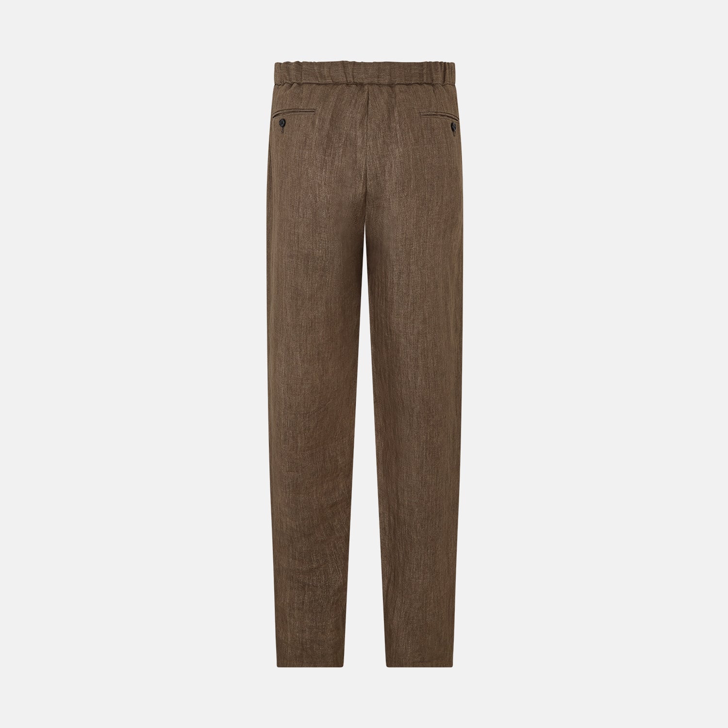 Image 3 of product Pine Cone Linen Herringbone Miles Trousers