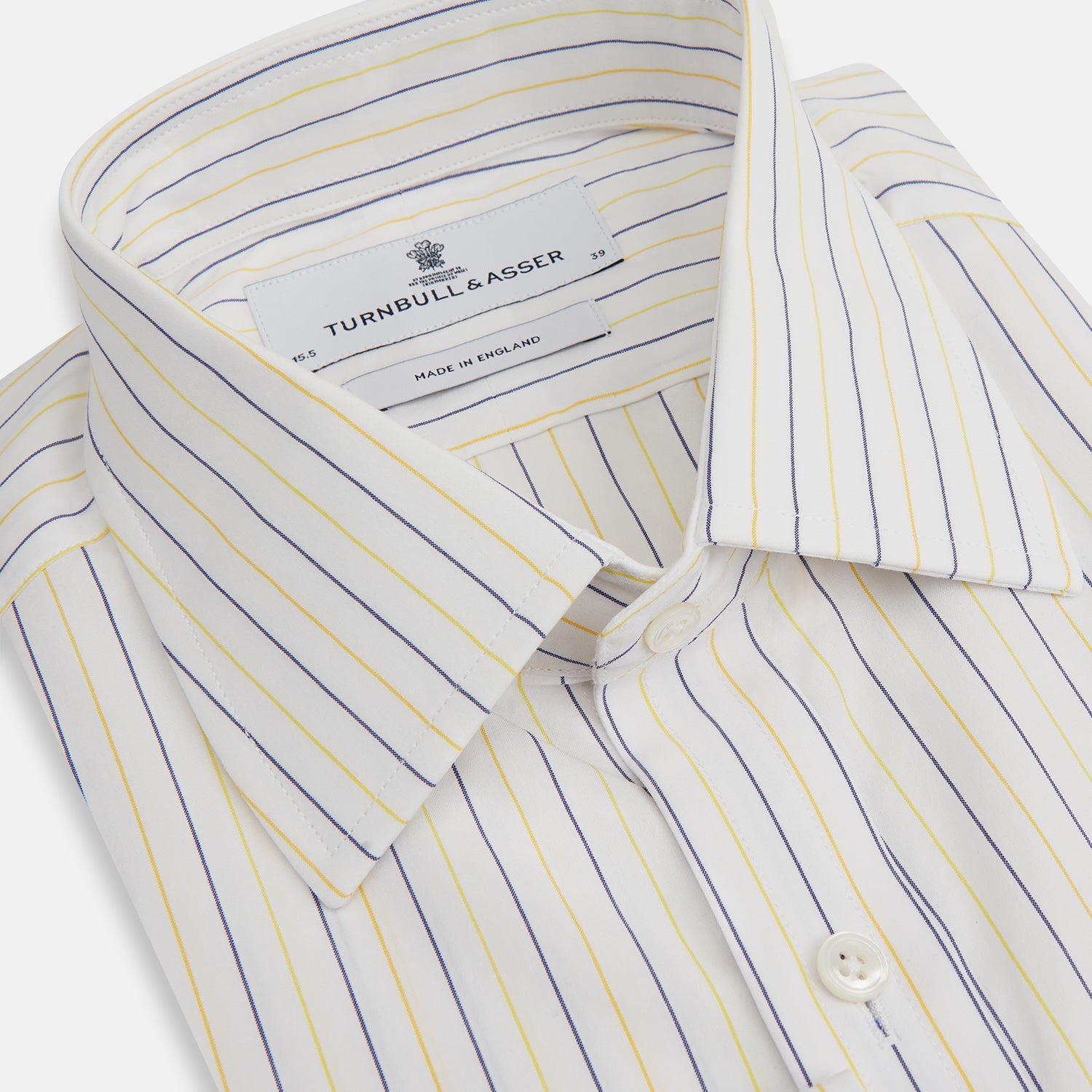 Yellow Double Pinstripe Mayfair Shirt