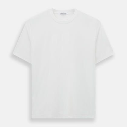White Short-sleeve Pyjama T-Shirt