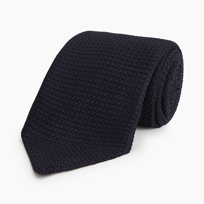 Midnight Blue Knitted Tie Image 4