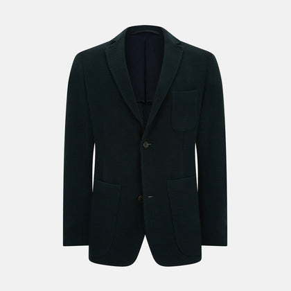 Forest Green KNITTED CAMBRIDGE BLAZER