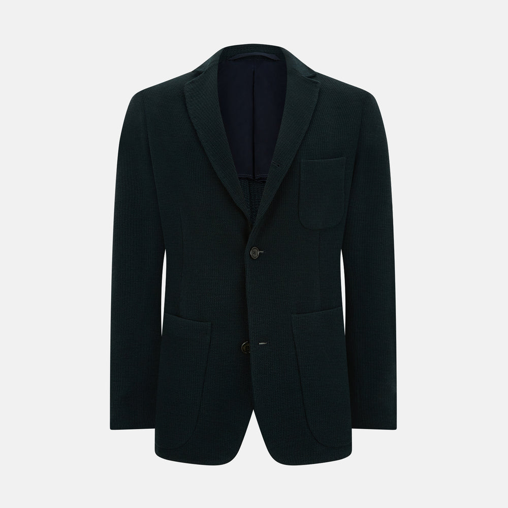 Forest Green KNITTED CAMBRIDGE BLAZER