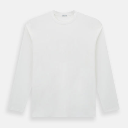 White Long-Sleeve T-shirt Image 7