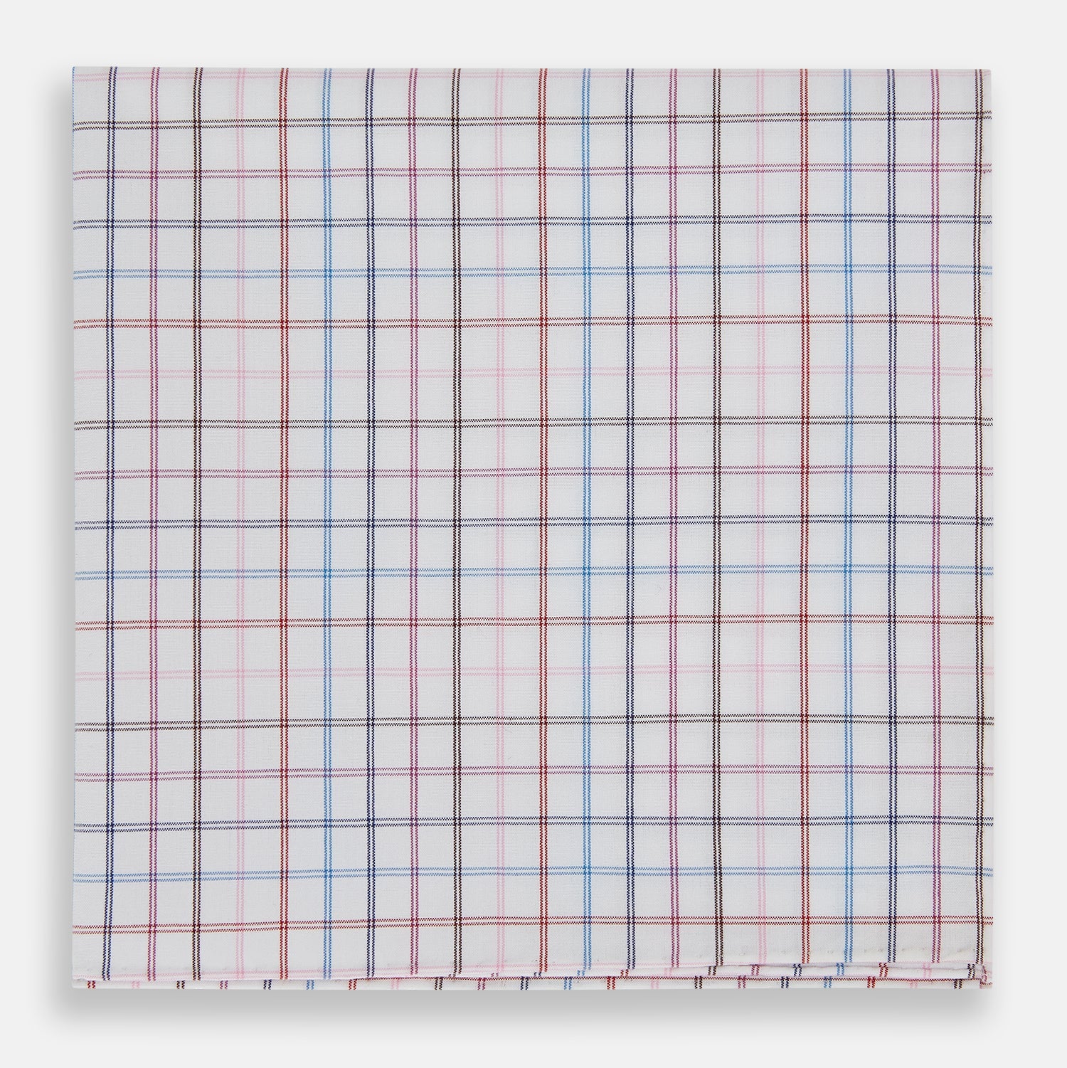 Image 1 of product Hand Rolled Multi Graph Check Handkerchief