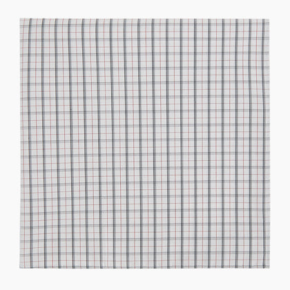 Red Multi Graph Check Hand-Rolled Handkerchief Image 3