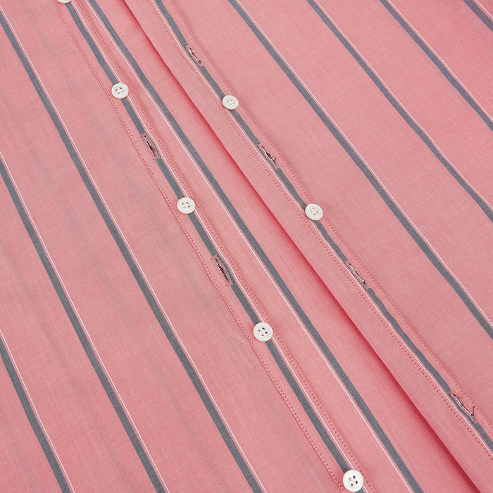 Coral Pink Track Stripe Westminster Shirt Image 6