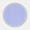 Blue Fine Check Sea Island Quality Cotton Fabric