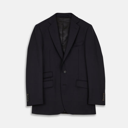 Navy Escorial Wool Jacket