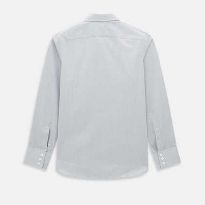 Forest Green Micro Tattersall Westminster Shirt Image 2