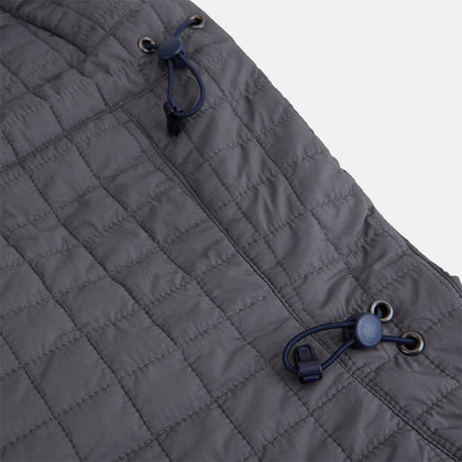 Shadow Grey Quilted Hood with Neck Warmer Image 6