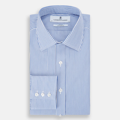 Sky Blue Halo Stripe Mayfair Shirt Image 4
