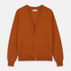 Rust Lachlan Cashmere Cardigan