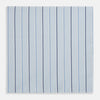 View 3 of product The Turnbull & Asser Navy and Blue Combination Stripe Hand-Rolled Handkerchief features a light blue base with evenly spaced dark blue pinstripes and refined hand-rolled edges, offering a classic, elegant look.
