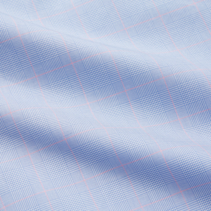Blue and Red Prince of Wales Check Mayfair Shirt Image 4