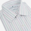 Pink and Green Wide Pinstripe Mayfair Shirt