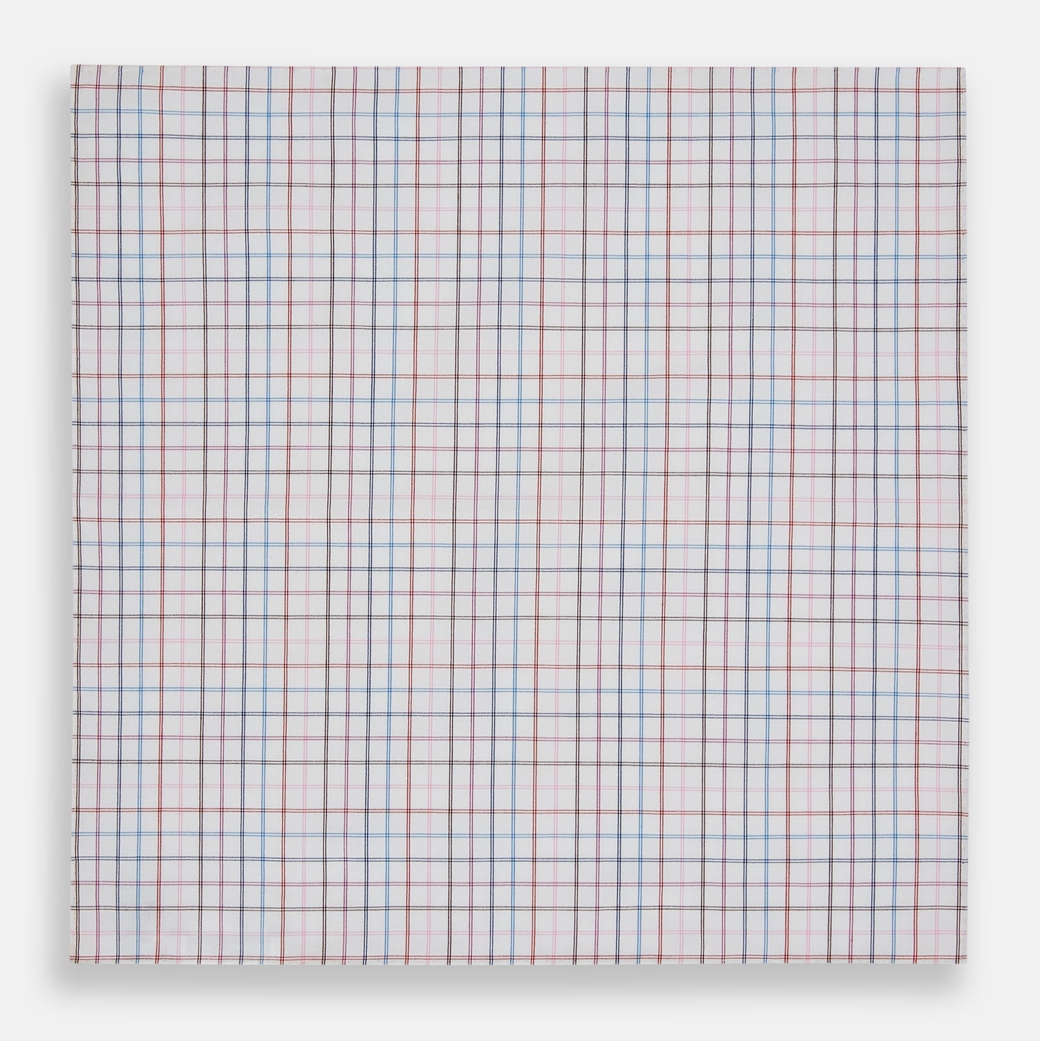 Image 3 of product Hand Rolled Multi Graph Check Handkerchief